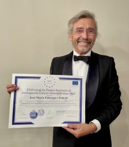 Dr Fábregas Pedrell Premio Nacional de Investigación y Ciencia