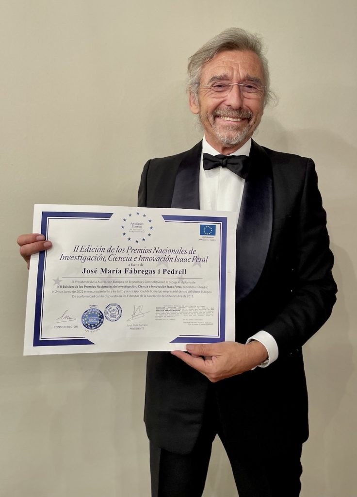 El Dr. Fàbregas Rep el Premi Nacional de Recerca, Ciència i Innovació Isaac Peral 1 Dr. Fàbregas, premi nacional de recerca, ciència i innovació Isaac Peral