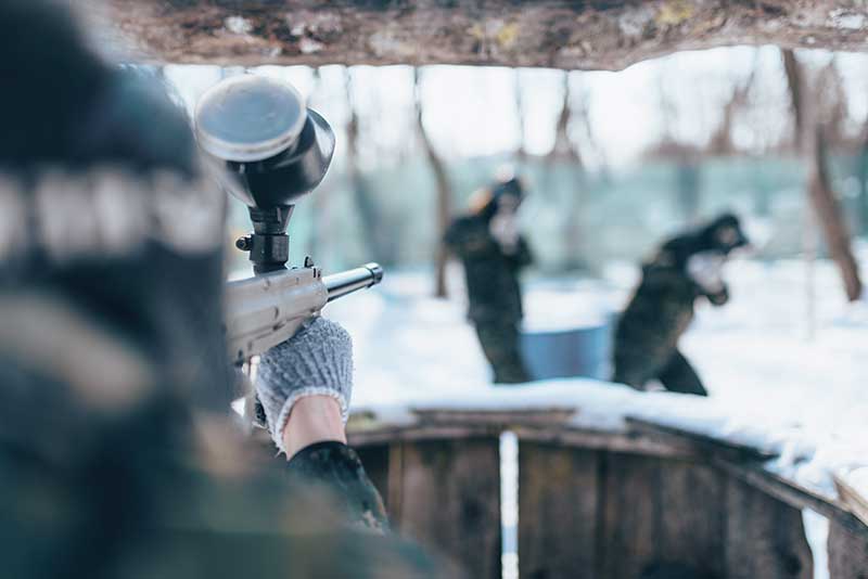 paintball en familia